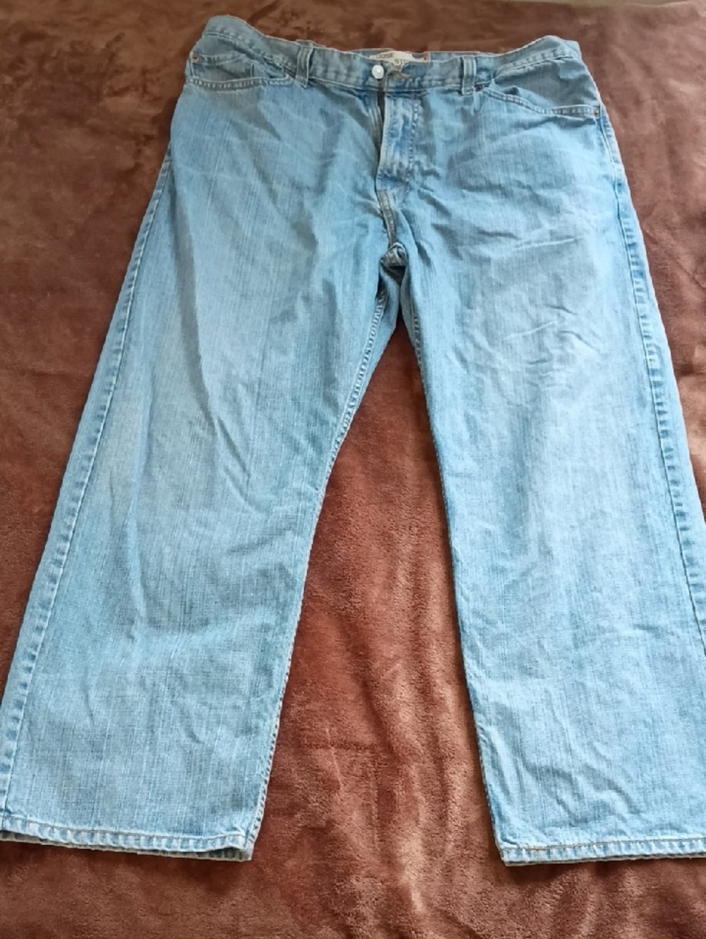 Levi's Loose Straight Jeans in Light Blue Denim